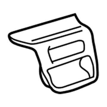 GM 15759808 Bezel 15759808 GM Bezel Illustration 1 of 1