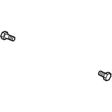 GM 15677022 Buckle End Bolt, Front 15677022 GM Buckle End Bolt, Front Illustration 1 of 1