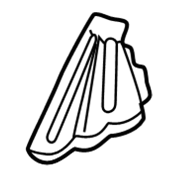 GM 22582565 Inner Hinge Pillar Brace, Passenger Side 22582565 GM Inner Hinge Pillar Brace, Passenger Side Illustration 1 of 1