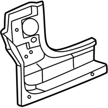 GM 22618985 Windshield Frame, Front Driver Side 22618985 GM Windshield Frame, Front Driver Side Illustration 1 of 1