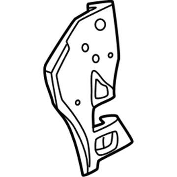 GM 22707271 Sound Absorber, Front Passenger Side 22707271 GM Sound Absorber, Front Passenger Side Illustration 1 of 1