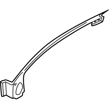 GM 22568003 Windshield Pillar, Driver Side 22568003 GM Windshield Pillar, Driver Side Illustration 1 of 1