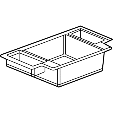 GM 85600204 Tray, Jet Black 85600204 GM Tray, Jet Black Illustration 1 of 1