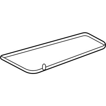 GM 84718056 Mat, Black, Front 84718056 GM Mat, Black, Front Illustration 1 of 1