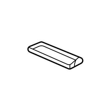 GM 84718059 Mat, Black, Front 84718059 GM Mat, Black, Front Illustration 1 of 1