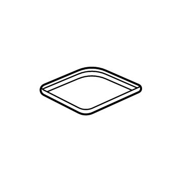 GM 85605760 Mat, Black, Front 85605760 GM Mat, Black, Front Illustration 1 of 1