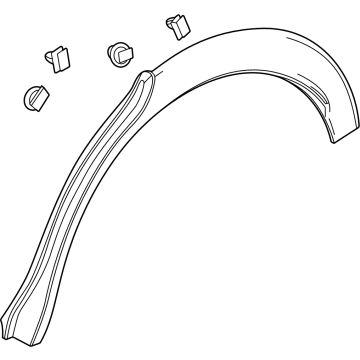 Buick 42810470 Wheel Opening Molding