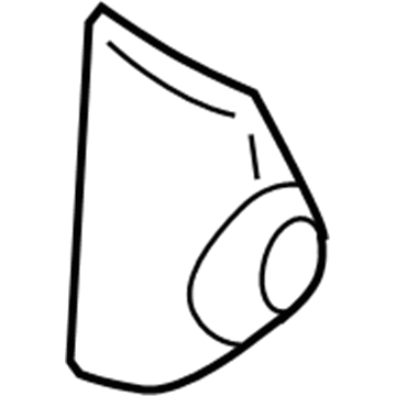 GM 15264506 Upper Trim, Driver Side 15264506 GM Upper Trim, Driver Side Illustration 1 of 1