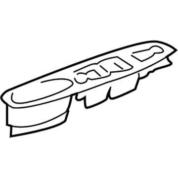 GM 15927316 Switch Bezel, Passenger Side 15927316 GM Switch Bezel, Passenger Side Illustration 1 of 1