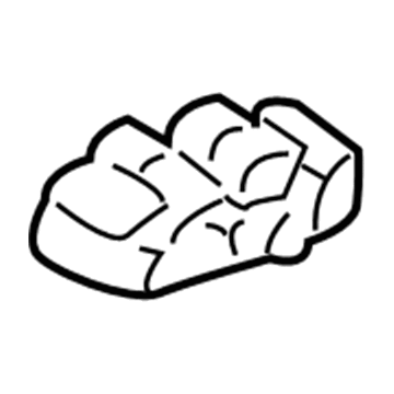 GM 20814454 Window Switch, Driver Side 20814454 GM Window Switch, Driver Side Illustration 1 of 1