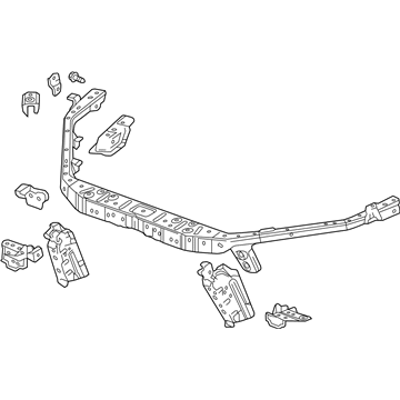 84169875 GM Upper Tie Bar, Front Illustration 1 of 1