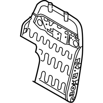 Pontiac 95986221 Seat Back Frame