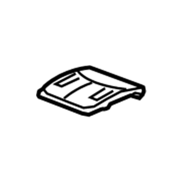 GM 22891493 Seat Belt Cover, Titanium 22891493 GM Seat Belt Cover, Titanium Illustration 1 of 1