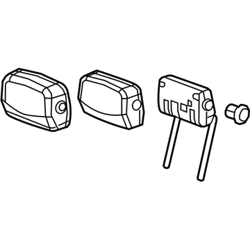 Cadillac 22809446 Headrest