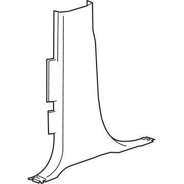 Chevy 23257447 Lower Center Pillar Trim
