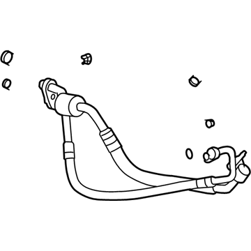 10370166 GM Compressor Hose Illustration 1 of 1