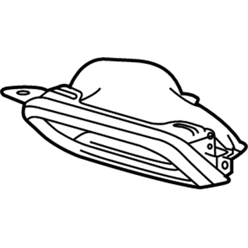 GM 22756941 Tailpipe Extension, Driver Side 22756941 GM Tailpipe Extension, Driver Side Illustration 1 of 1