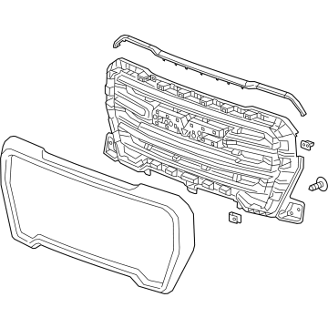 GM 84458486 Grille 84458486 GM Grille Illustration 1 of 1