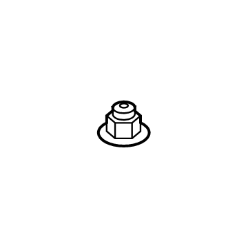 GM 11601789 Top Nut, Front 11601789 GM Top Nut, Front Illustration 1 of 1