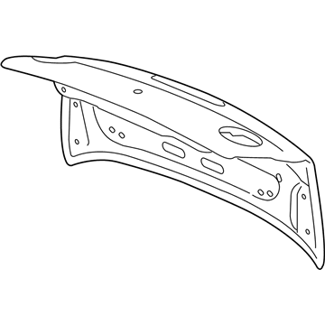 GM 10397571 Trunk Lid, Rear 10397571 GM Trunk Lid, Rear Illustration 1 of 1