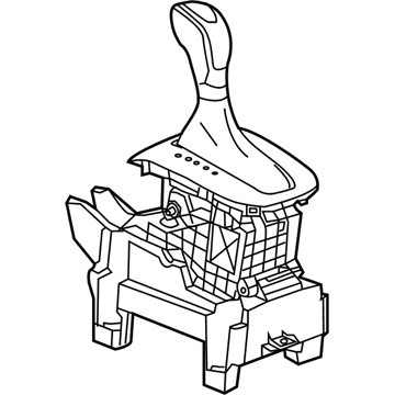 42506455 GM Gear Shift Assembly, Black Illustration 1 of 1