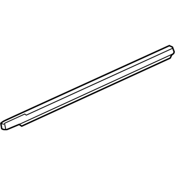 GM 23193175 Belt Weatherstrip, Rear Passenger Side 23193175 GM Belt Weatherstrip, Rear Passenger Side Illustration 1 of 1