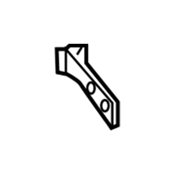 GM 20814567 Roller Bracket, Rear Passenger Side 20814567 GM Roller Bracket, Rear Passenger Side Illustration 1 of 1