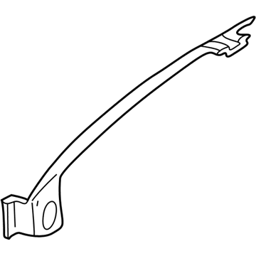 GM 22653820 Windshield Frame, Passenger Side 22653820 GM Windshield Frame, Passenger Side Illustration 1 of 1