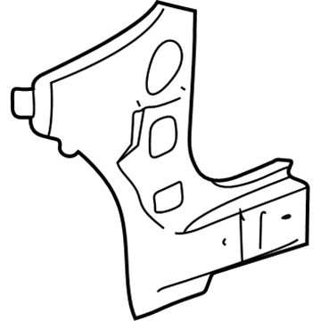 Pontiac 22607124 Inner Hinge Pillar