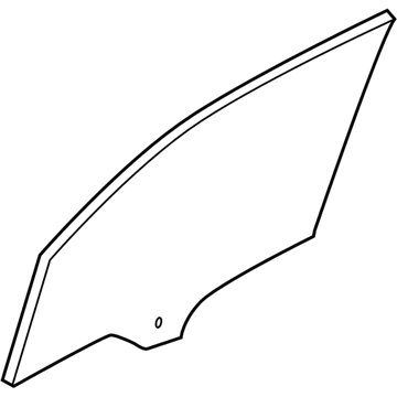GM 15849530 Door Glass, Front Driver Side 15849530 GM Door Glass, Front Driver Side Illustration 1 of 1