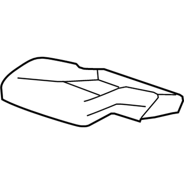 23161545 GM Seat Cover, Front Driver Side Illustration 1 of 1