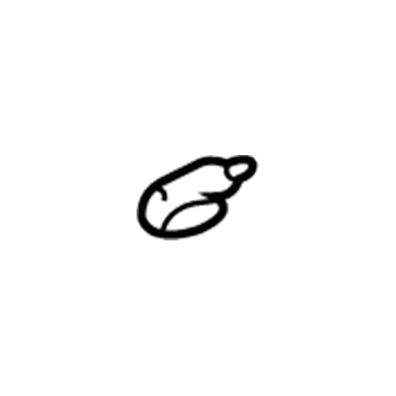 GM 12493076 Wire Harness Clip, Driver Side 12493076 GM Wire Harness Clip, Driver Side Illustration 1 of 1