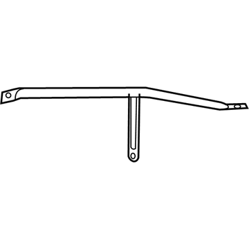 GM 15839150 Battery Tray Brace 15839150 GM Battery Tray Brace Illustration 1 of 1
