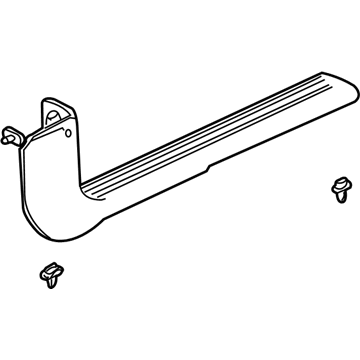 GM 25711478 Sill Cover, Front Passenger Side 25711478 GM Sill Cover, Front Passenger Side Illustration 1 of 1