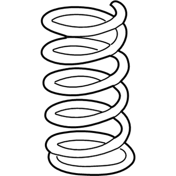 GM 96843024 Coil Spring 96843024 GM Coil Spring Illustration 1 of 1