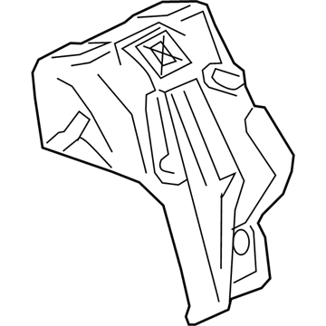 GM 55504597 Heat Shield 55504597 GM Heat Shield Illustration 1 of 1