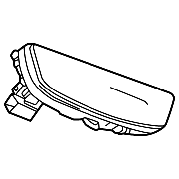 Buick 13558190 Mirror Inside