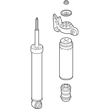 GM 84557946 Shock Absorber, Rear Upper 84557946 GM Shock Absorber, Rear Upper Illustration 1 of 1