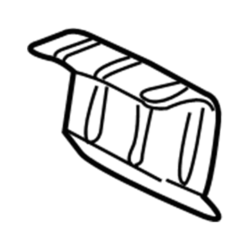 GM 10413307 Heat Shield 10413307 GM Heat Shield Illustration 1 of 1