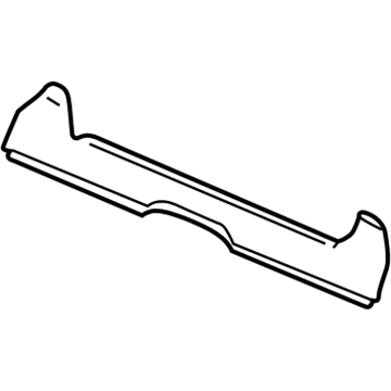 GM 10354764 Upper Tie Bar, Rear 10354764 GM Upper Tie Bar, Rear Illustration 1 of 1