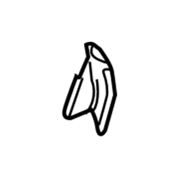 10262081 GM Upper Tie Bar Upper Extension, Driver Side Illustration 1 of 1