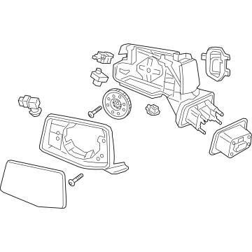 Chevy 84898860 Mirror Assembly