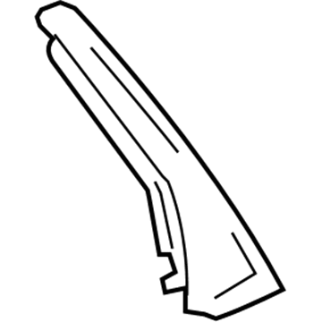 GM 10390513 Applique, Rear Driver Side 10390513 GM Applique, Rear Driver Side Illustration 1 of 1