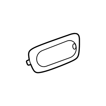 GM 42577193 Control Bezel 42577193 GM Control Bezel Illustration 1 of 1
