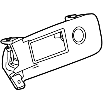GM 42579309 Accessory Bezel, Jet Black 42579309 GM Accessory Bezel, Jet Black Illustration 1 of 1