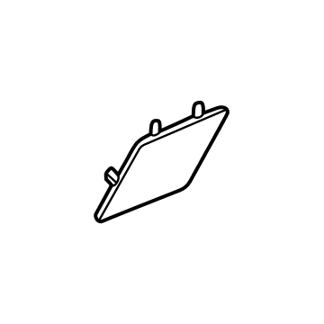 GM 42724250 Fuse Box Cover, Jet Black 42724250 GM Fuse Box Cover, Jet Black Illustration 1 of 1