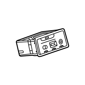 GM 13529865 USB Port, Jet Black 13529865 GM USB Port, Jet Black Illustration 1 of 1