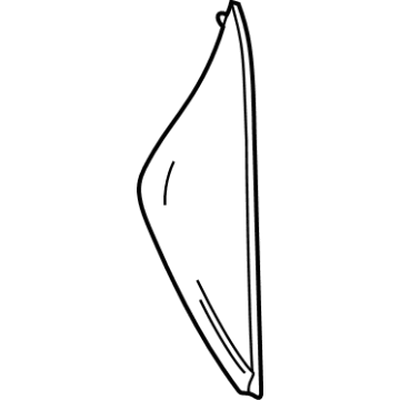 42579283 GM Side Cover, Jet Black, Outer Passenger Side Illustration 1 of 1
