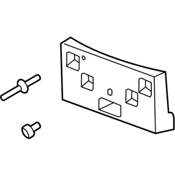 Chevy 95429704 License Bracket