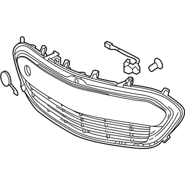 42729654 GM Lower Grille Illustration 1 of 1